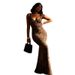 XM25085 Cross-Border 2026 New Sexy Leopard Print Strap Mermaid Dress_ecoleips.com