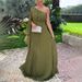 Women's Clothing summer new style oblique shoulder off shoulder pleated design light luxury high waist temperament elegant long skirt_ecoleips.com