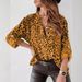 Aria Basics Aria Basics In Stock European American Cross-Border Trade Spring And Autumn Printed Women's Long Sleeve Leopard Print_ecoleips.com