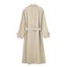 Aria Basics Aria Basics European And American Cross-border Clothing Wholesale: Women's Double-breasted Mid-length Elegant Drapey Loose Casual_ecoleips.com