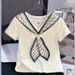 Women's Clothing Plus Size High Quality Short Sleeve T-Shirt For Women Loose Fit Slimming Design Versatile Shoulder Top Summer_ecoleips.com