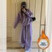 Women's Lazy Style Fashion Sportswear Set Loose Fit Slimming Student Style Autumn Winter Sweatshirt Casual Wide Leg Pants Two Piece_ecoleips.com