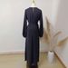 Abaya Muslim Rhinestone Long Robe Middle East Dubai Round Neck Pullover Belt Dress_ecoleips.com