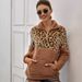 2026 Women's New Women's Jacket Yama Plush Sweater Leopard Print Splicing Top Thermal Jacket_ecoleips.com