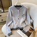 Women's Clothing Women's Style Knitted Cardigan Loose Fit Super Cute Top Long Sleeve For Formal & Casual For Women_ecoleips.com