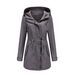 Aria Basics Aria Basics 2022 New Cotton Hooded Trench Coat For Women Spring Autumn Jacket European And American Style Plus Size Loose Solid_ecoleips.com