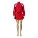 Women's Clothing Long Sleeved Color Block Jacket With Stand Collar Zipper Detailing High Waist Drawstring Pleated Skirt Two Piece Set_ecoleips.com