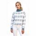2026 Autumn And Winter Fashion Snowflake Pattern Semi-turtleneck Sweater Knitted Sweater Top_ecoleips.com