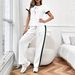 Women's Clothing Women's Artistic Cat Print Pants Set Commuter Style Simple Line Loose Fitting Comfortable Short Sleeve_ecoleips.com