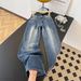Women's Heavy Duty Rhinestone Embroidered Low Rise Denim Jeans Slimming Straight Leg Floor Length Pants Spring Retro Millennial Style_ecoleips.com