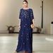 Order Ba3162 Heavy Industry Embroidered Bead Flower Cape, Hand-Sewn 3D Floral Gathering Robe And Long Skirt_ecoleips.com