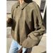 Women's Clothing Flannel-Lined Bomber Jacket – Oversized Aviator Coat With Lapel Collar (Spring Streetwear, 9 Colors)_ecoleips.com