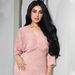 Modest Abaya Dress Elegant Knit Jacquard Bodycon Dress – Stylish Fringe Hem Slim Fit Dress For Women, Perfect For Parties & Night Out_ecoleips.com