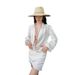 Women's Clothing Ins Seaside Beach Vacation Bikini Shirt Dress Swimsuit Women's Three Piece Set To Cover Belly Net Red Small Chest_ecoleips.com