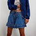 Women's Sexy Ruffled Denim Shorts Mid-Waist Elastic Waist Tie Detail New Hot Selling_ecoleips.com