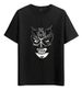 Women's T-Shirts T-shirt Muscle Freaks Wrestling Style Zero Fear Mask_ecoleips.com