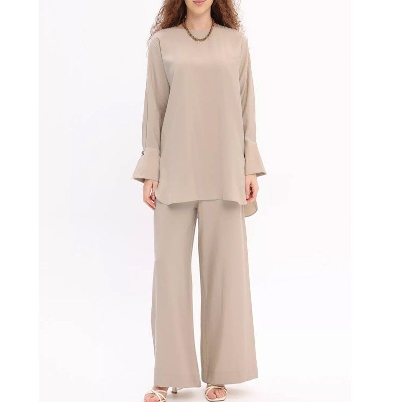 2025 Summer Dubai Muslim Casual Pants Set_ecoleips.com