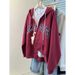 Real Shot Of American-style Embroidered Hooded Sweatshirt Women, Loose Oversize Plus-size Jacket For Spring And Autumn,_ecoleips.com