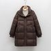 New 90 Down Winter New Product Medium And Long Warm Loose Thickened Duck Down Warm Down Jacket_ecoleips.com