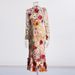 Women's Clothing Autumn New Round Neck Long Sleeve Heavy High Waist Dress For Women_ecoleips.com