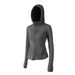 Women's UPF 50+ Hooded Sun Protection Jacket – Quick-Dry Yoga Running Top (S-XXL, 9 Colors, Nylon-Spandex Blend, Lightweight & Breathable)_ecoleips.com