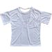 Fashionable Sexy Backless Short-sleeve T-shirt For Women, Summer Loose-fitting Top With Hollow Back And Metal Chain,_ecoleips.com