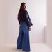 Women's Clothing Fashion Retro Personality Row Split Color Matching Wide Leg Mopping Denim Trousers_ecoleips.com