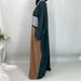 Modest Abaya Dress/Muslim Dress Women Patchwork Cardigan Robe Turkish Fashion Style Floor Length Skirt Muslim Fashion_ecoleips.com