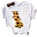 Independent Brand Spring-summer Round-neck European And American Style Short Top T-shirt For Women_ecoleips.com