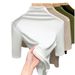 Threaded Bottomed Shirt Women's 2025 New Women's Clothing Temperament Semi-turtleneck Solid Color T-shirt Temperament With Five-quarter Sleeve Top_ecoleips.com