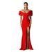 Women's Clothing Evening Dress One Shoulder Sexy Slit Dress Top Solid Color Pleated Hip_ecoleips.com