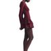 Women's Elegant Long Sleeve Ruffled High Waist Puff Mini Dress – Slim Fit Casual Gown 2026_ecoleips.com