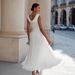 2026 European And American Cross-border Independent Site Holiday Elegant Party Unique Chiffon Cowl Neck Dress New_ecoleips.com