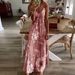 Wish Cross-Border Spring Summer New European And American Women's Slim Fit Long Floral Strap Dress_ecoleips.com