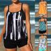 Women's Clothing Printed Bikini New American Style Two Piece Swimsuit Beachwear_ecoleips.com