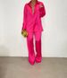 Women's Clothing Fashion Multi Color Satin Loose Casual Suits_ecoleips.com