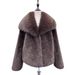Luxury Faux Fox Fur Coat – Oversized Lapel, Plush & Warm Winter Coat For Women_ecoleips.com