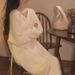 K New Knitted Dress With A Slimming Waistline, Suitable As A Base Layer, Long, Soft, And Warm, With A V-neck_ecoleips.com