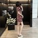 Women's Summer Fashionable Casual Sportswear Set Pink Slimming Short Sleeved Top And Shorts Two Piece Set for Youthful Look_ecoleips.com