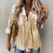 Women's Clothing Women's Floral Print Long Sleeve Shirt Plus Size Style Long Sleeve For Formal & Casual For Women_ecoleips.com