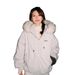 girl Girl Girl 2025 New Large Fur Collar Workwear Down Jacket For Women Winter Warm Fleece Lined Thickened Celebrity Style Cotton Coat_ecoleips.com