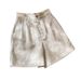 Suitable For All Seasons Great Pants Shape Not Just Talk~ Super Slimming French Style Loose Casual Shorts~ Draped Linen Texture Women_ecoleips.com