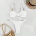 Women's Clothing Solid Color Tube Top Hollow Beach Bikini Triangle Split Beach Swimsuit_ecoleips.com