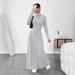 European American Autumn And Winter Women's Slim Fit High Neck Fashion Solid Color Ribbed Brushed Long_ecoleips.com