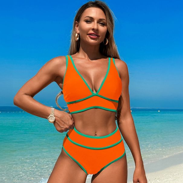 Women's Clothing Split Swimsuit Female Swimsuit_ecoleips.com