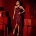 Sparkling Sequin Sleeveless Bodycon Dress For Women, Elegant Asymmetrical Hem Party Clubwear_ecoleips.com