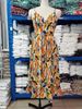 European And American Foreign Trade Summer New Women's Printed Ruffled Strap Dress_ecoleips.com