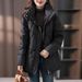 Oversized Hooded Puffer Jacket – Winter-Ready Quilted Coat, Lightweight Down Alternative, Black, Extended Sizes (M-XXXXL), Inspired Casual Chic_ecoleips.com