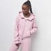 Casual European And American Women's Fashion Hooded Suit Long-sleeved Zipper Cardigan Jacket Lace-up Sweatpants Two-piece Set_ecoleips.com