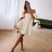Women's solid color, one-shoulder neckline, celebrity style princess dress, sexy tube top style, princess sleeve dress_ecoleips.com